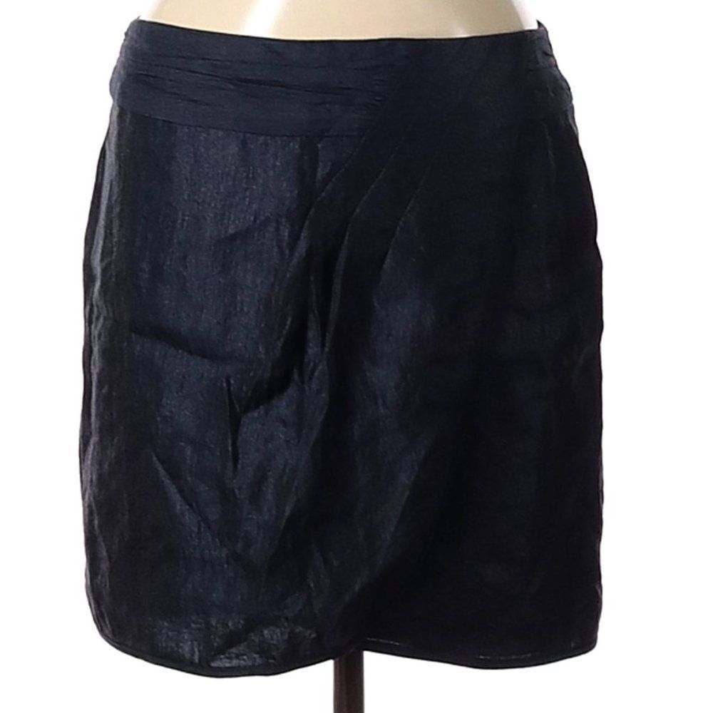 Nanette Lepore Women's Mock Wrap Mini Skirts w/Ruched Waistband-Size 6